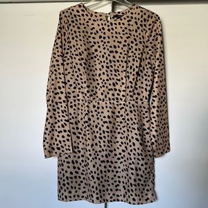 Revolve Backless Leopard Dress